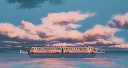 Унесенные призраками поезд на воде