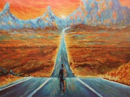 Пейзаж дорога