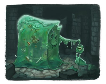 СЛАЙМ ДНД арт