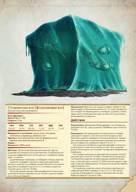 Куб слизи ДНД