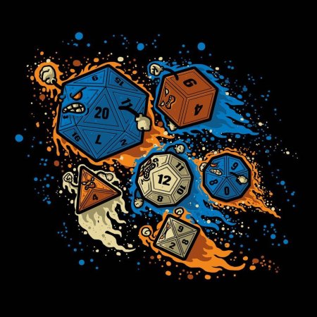 ДНД дайсы арт