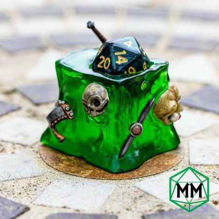 Gelatinous Cube dice