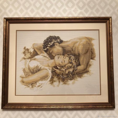 Вышивка поцелуй