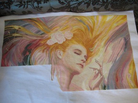 Воздушная фантазия вышивка