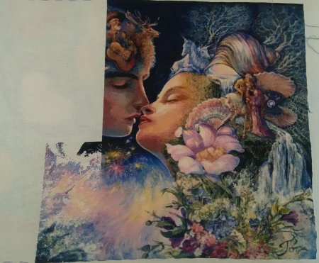 Жозефина Уолл картина поцелуй