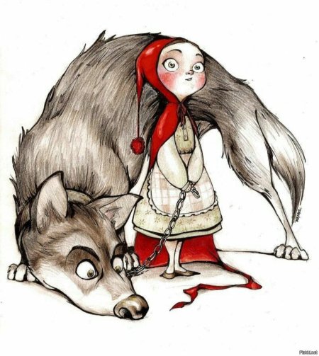 Красная шапочка и серый волк