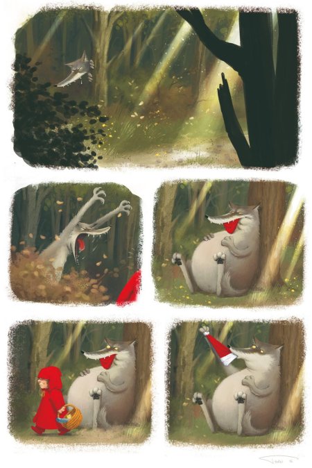 Красная шапочка и волк юмор