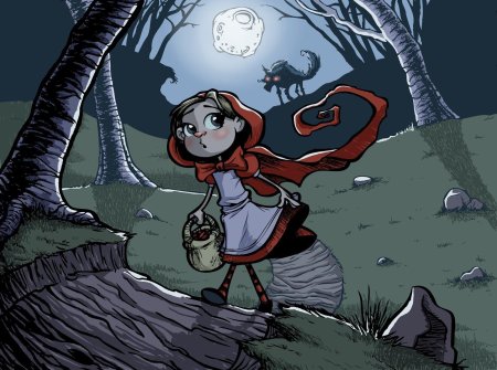 Красная шапочка Тима Бертона