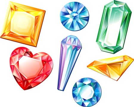 Бриллианты мультяшные