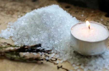 Свеча в соли