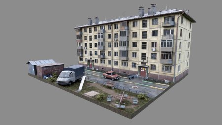 Хрущевка двор