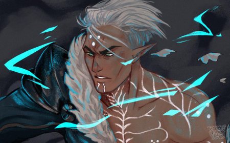 Dragon age Фенрис арт