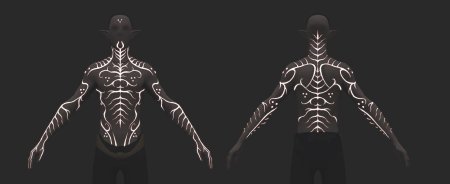 Тату Фенриса Dragon age