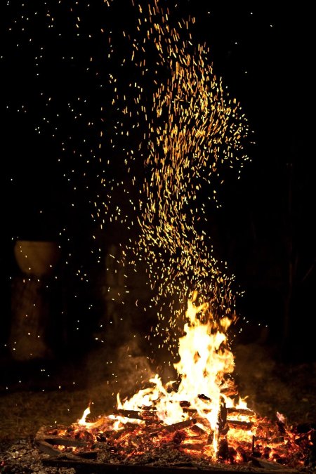 Искры костра
