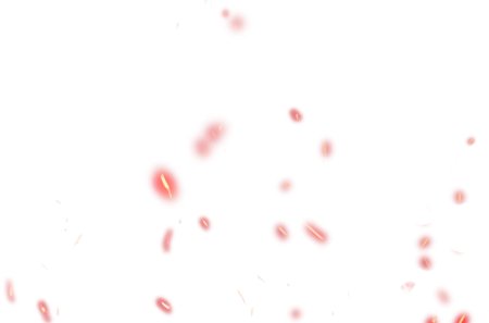 Частицы огня без фона