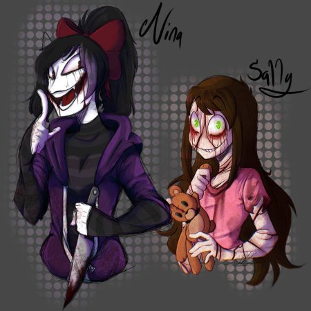Нина убийца и Салли крипипаста