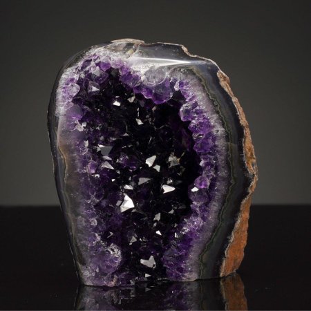 Жеода агат аметист