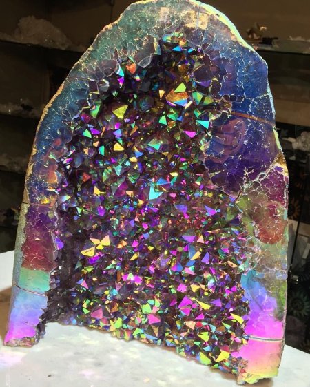 Жеода агат аметист