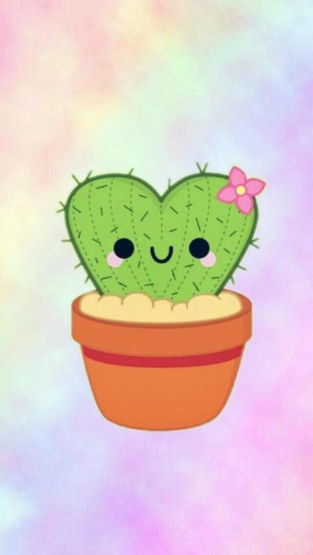 Кактусы мультяшные