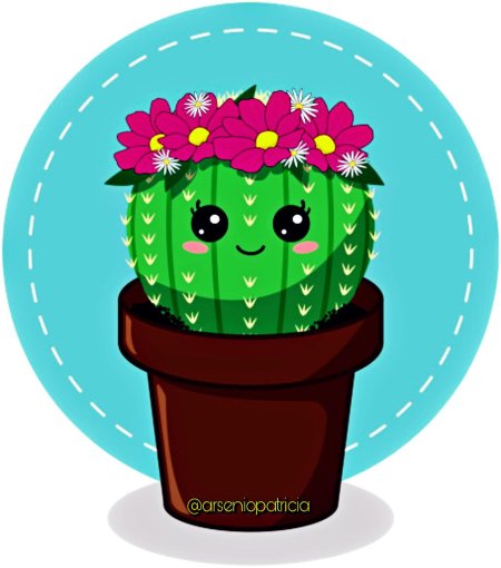 Кактус мультяшный