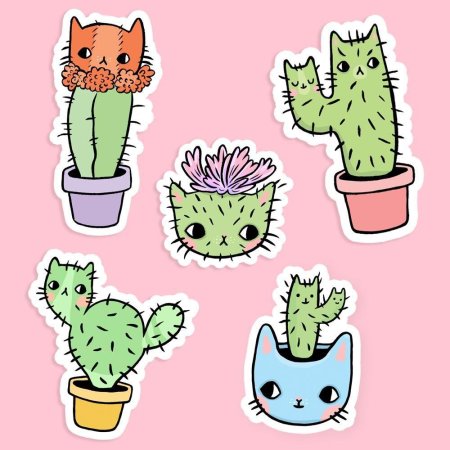 Кактус для срисовки