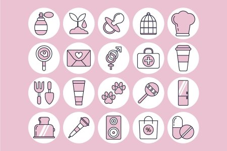 Стильные значки для актуального