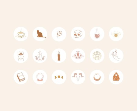 Иконки для актуального бохо