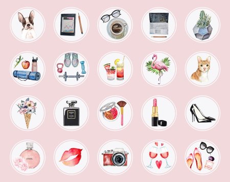 Ярлыки для актуального в Инстаграм