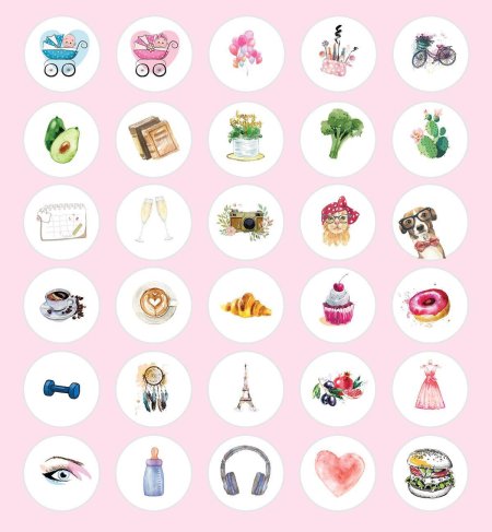 Иконки для актуального в Инстаграм