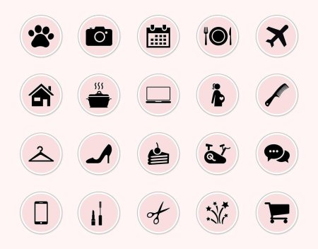 Иконки модные для актуального