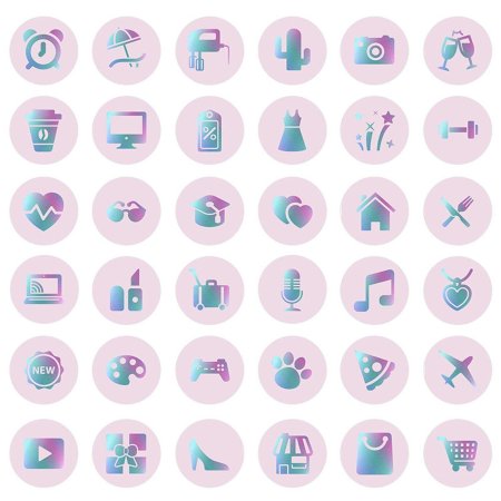 Стильные значки для актуального