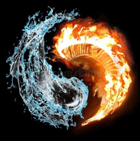 Инь Янь огонь и вода