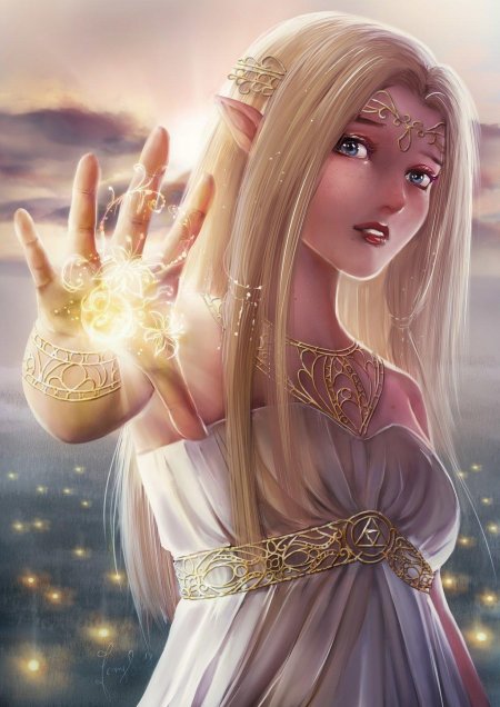 Эльфийка Зельда принцесса