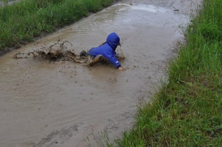 Грязная лужа