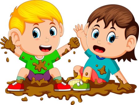 Грязный мультяшка