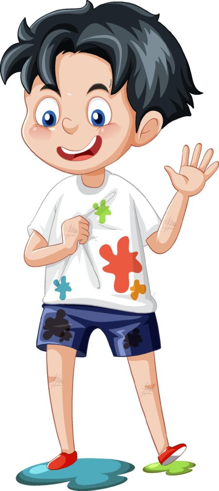 Грязный мальчик картинка для детей