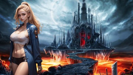 Фэнтези арты девушек на рабочий стол