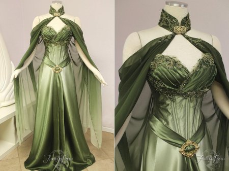 Свадебное платье Эльфийское Elven Style Dress