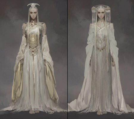 Средневековые платья Королев референс