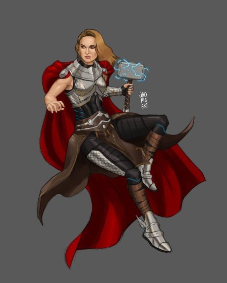 Тор и Джейн Фостер арт