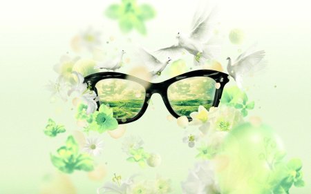 Солнцезащитные очки фон