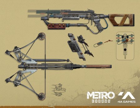 Арбалет Хельсинг из метро 2033