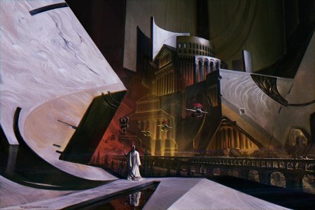 Римская Империя футуризм арт