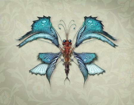 Стимпанк бабочка