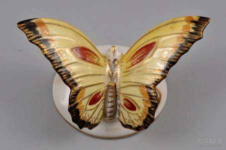 Статуэтка бабочка Рижский фарфоровый завод
