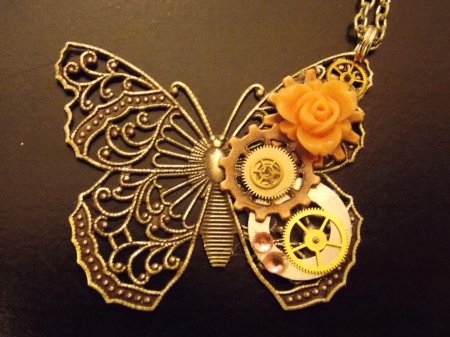 Стимпанк бабочка