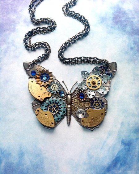 Бабочка в стиле стимпанк