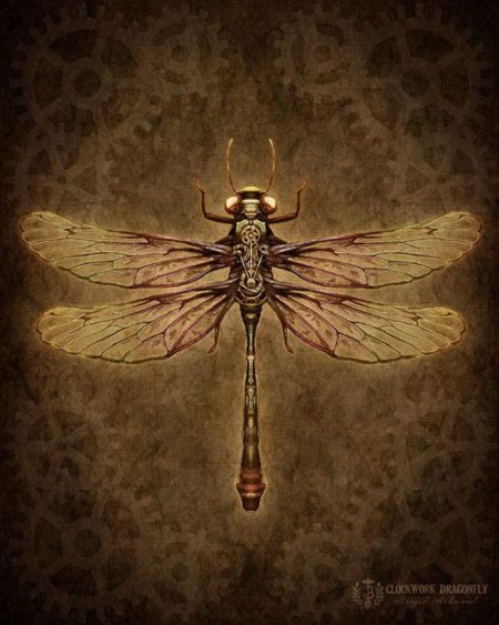 Стрекоза арт