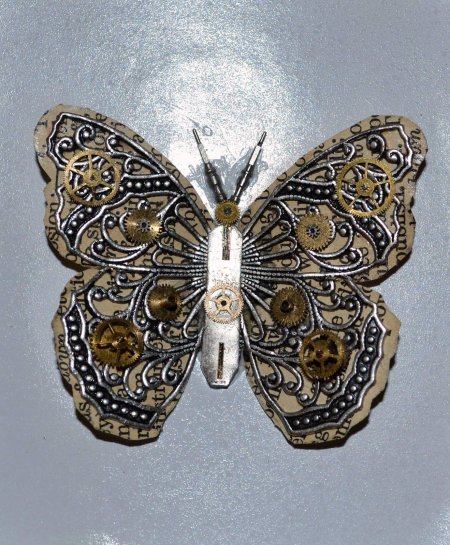 Стимпанк бабочка