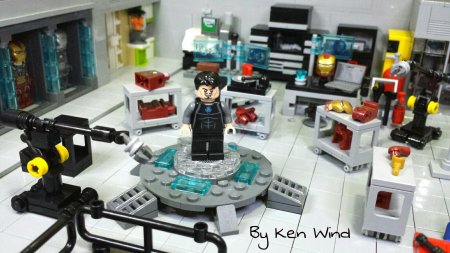 Лаборатория Тони Старка лего